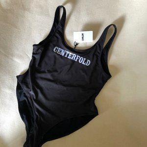 CHRLDR  Black " Centerfold"  Women's Bathing Suit